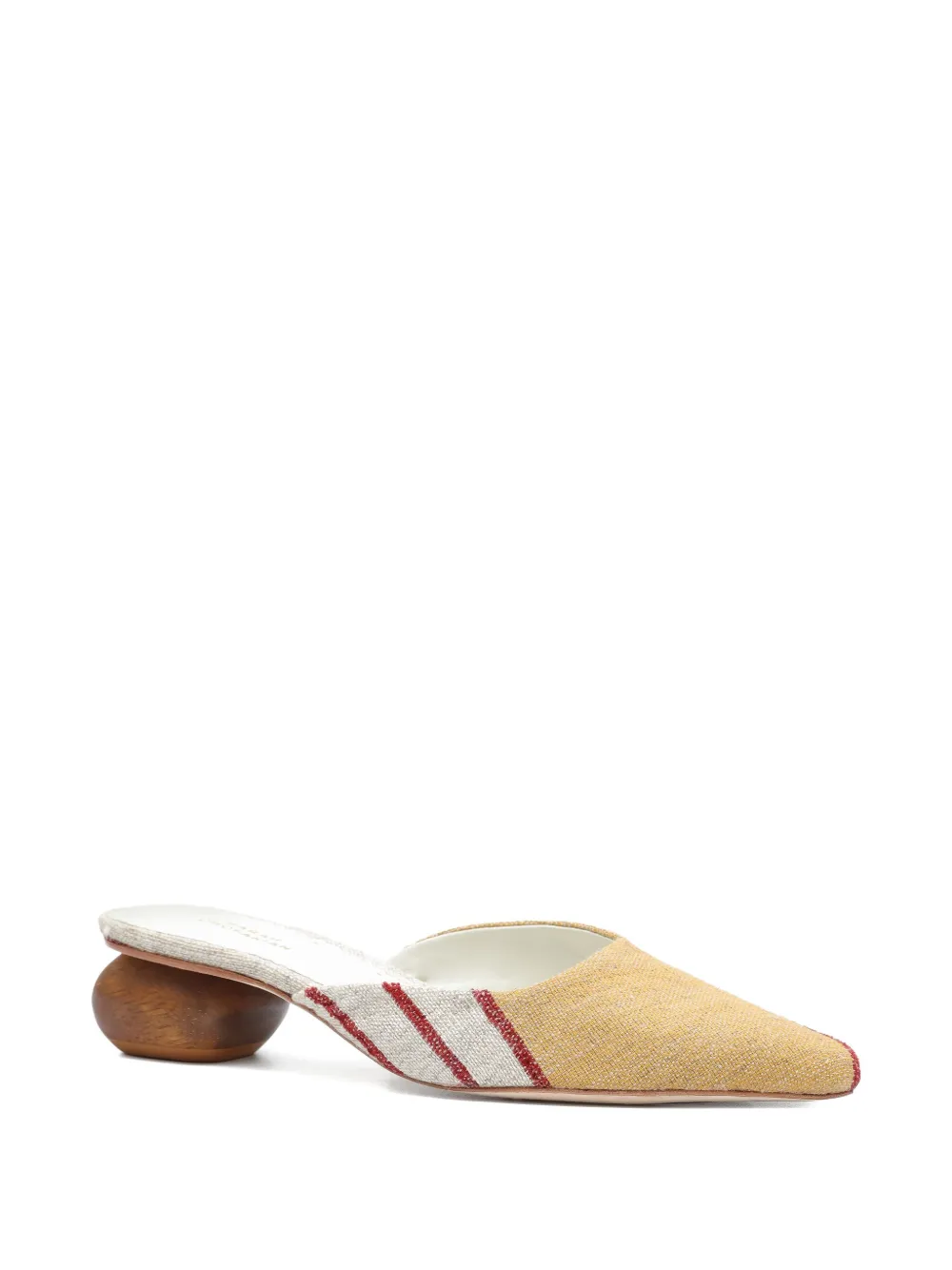 Sarah Chofakian Guest Room mules Beige
