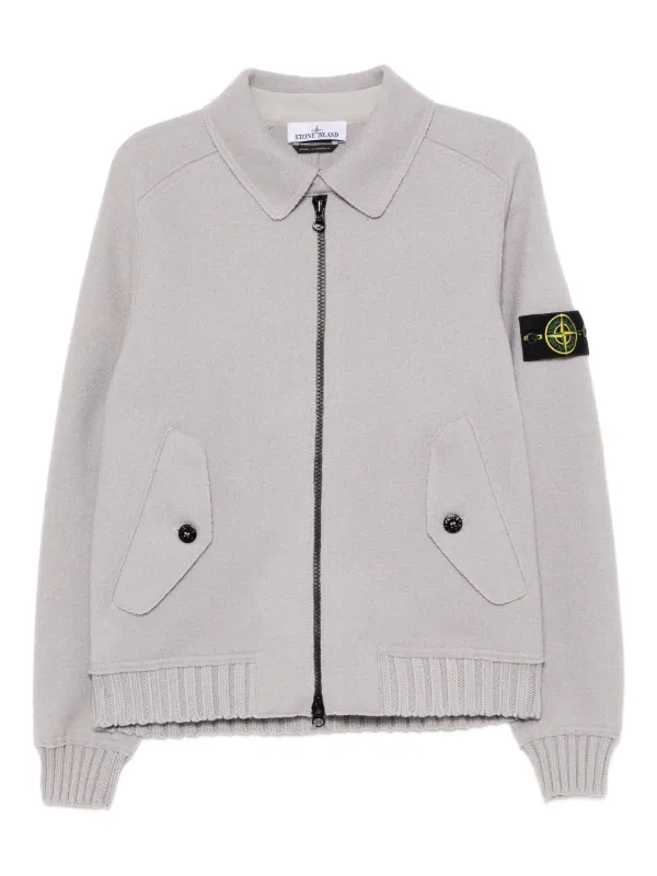 ジャケット・アウター 04AW STONE  Minimalistic Wool JKT Stone Island Felted Wool Jacket | Grey | FARFETCH JO