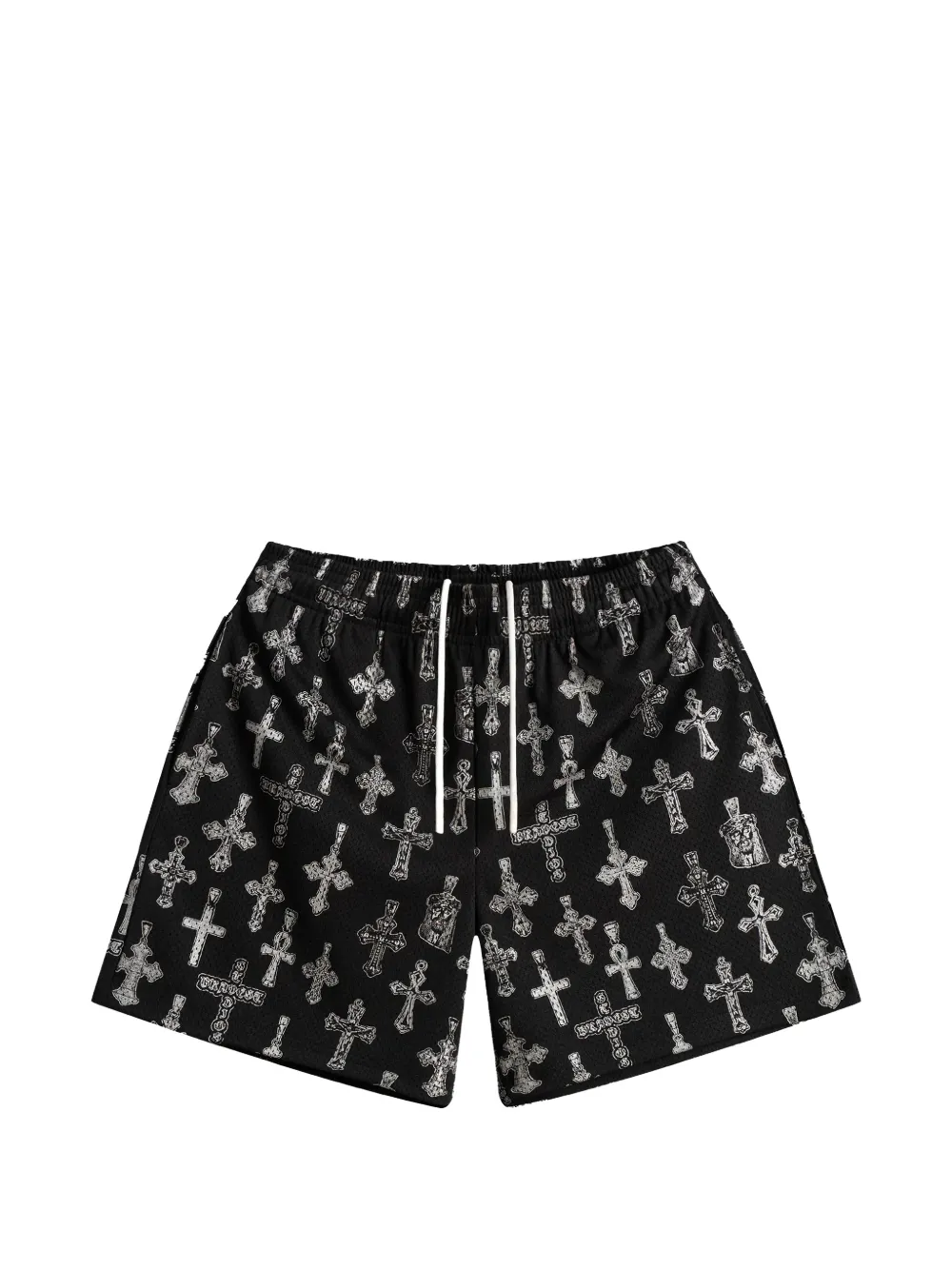 Bravest Studios Shorts sportivi Saint Cross con stampa - Nero