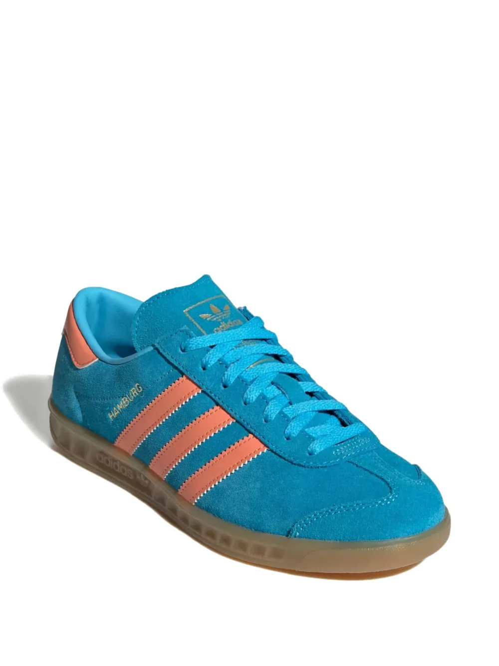 Adidas Originals Hamburg 3-stripes Sneakers In Blue