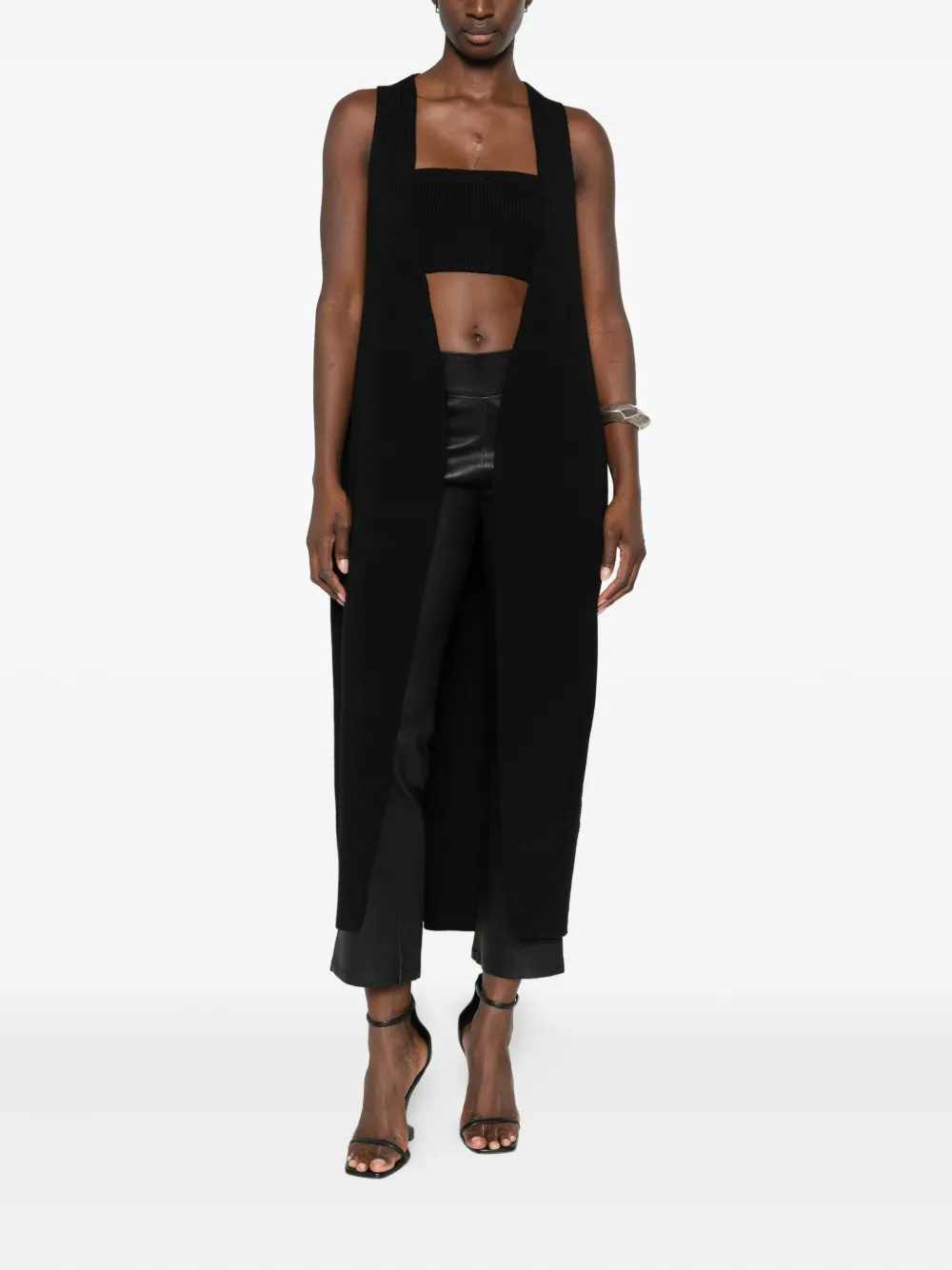 Rick Owens split knit vest | Vests & Tank Tops | Image 2