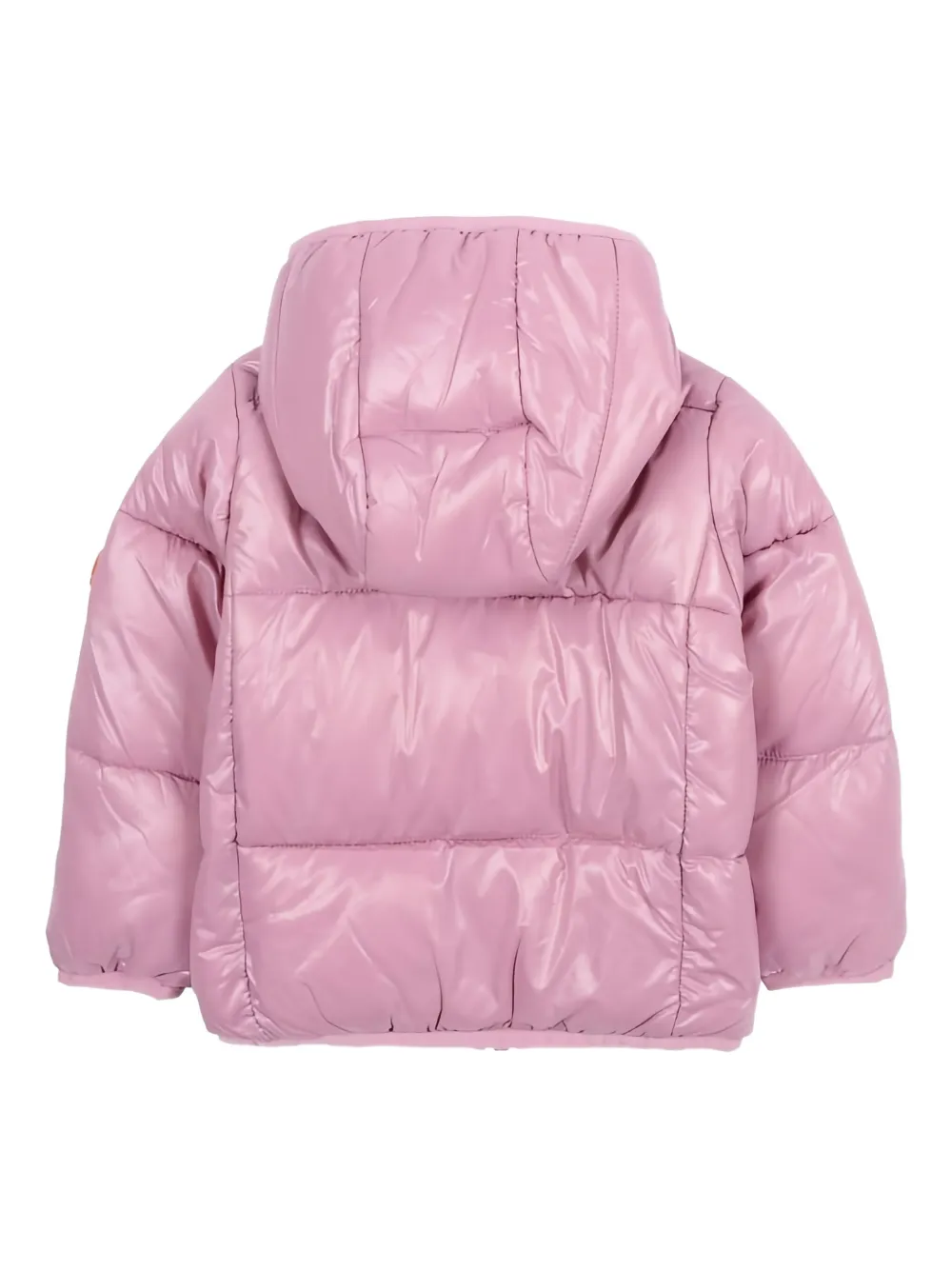  Save The Duck Kids Hooded Padded Jacket - Pink 