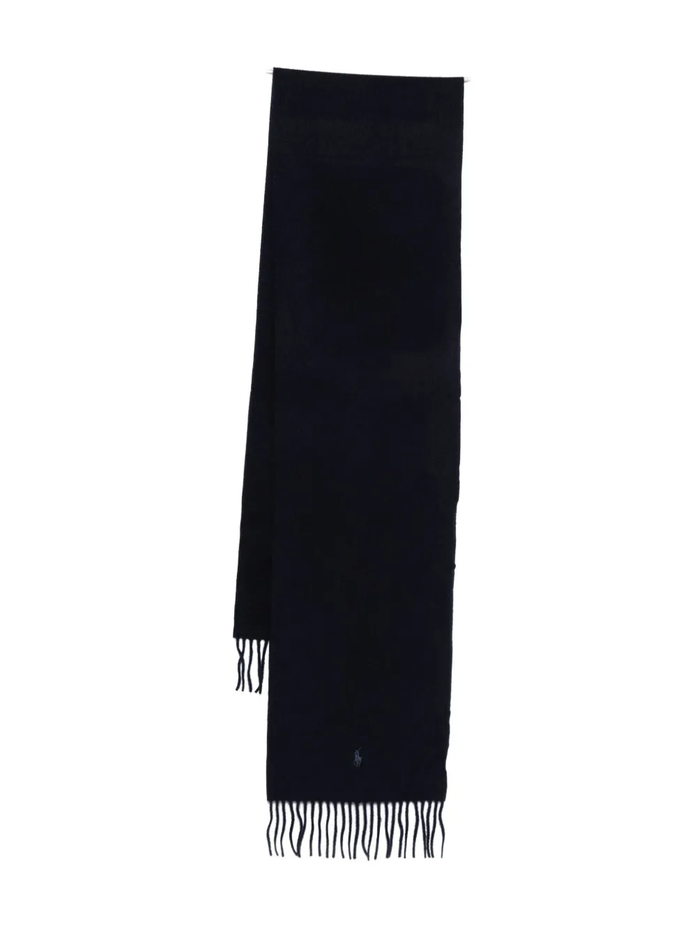 Polo Ralph Lauren fringed cashmere scarf - Blu
