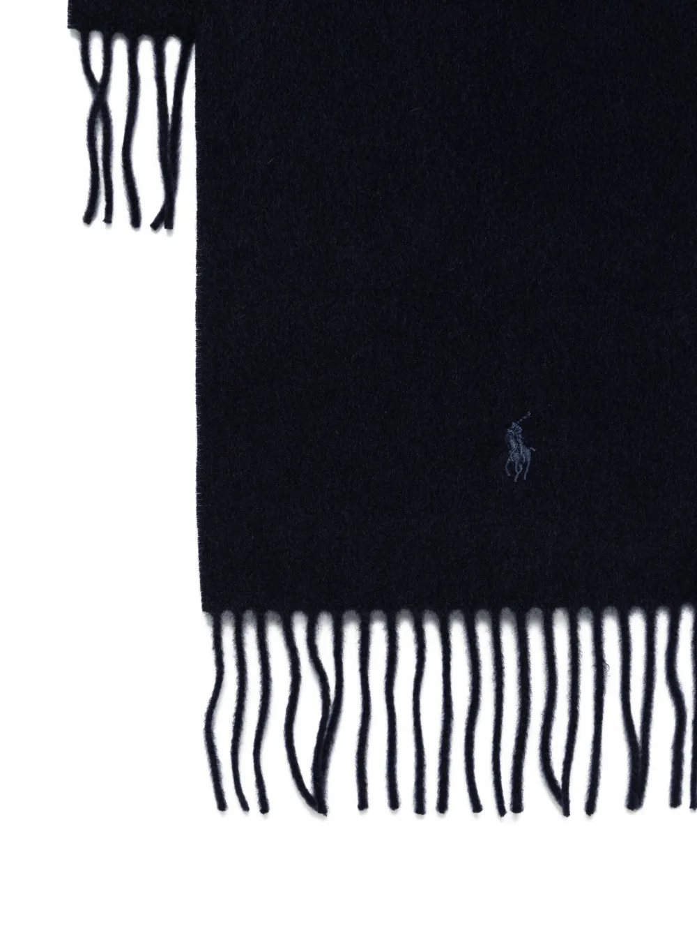 Polo Ralph Lauren Kasjmier sjaal met franje Blauw