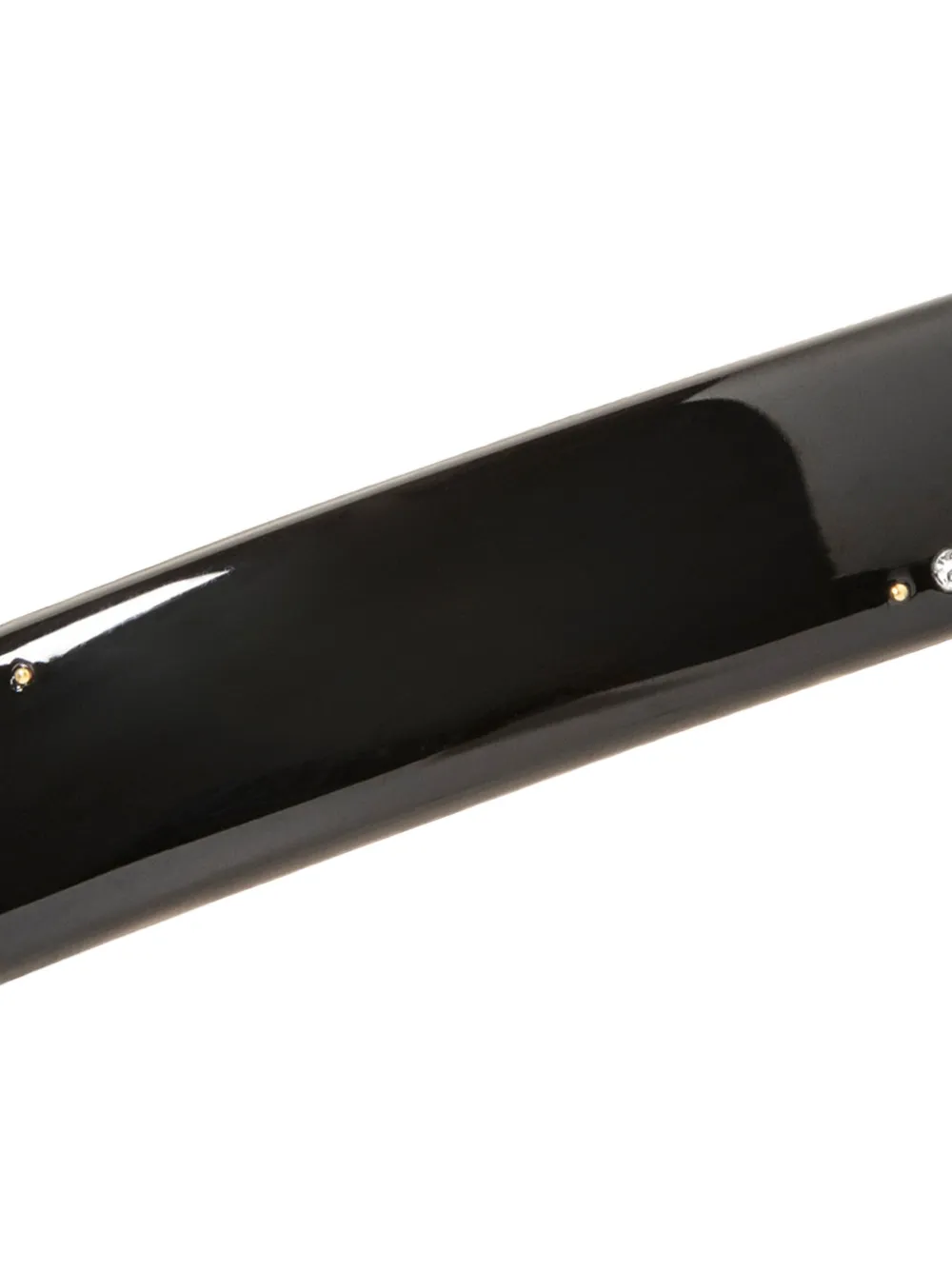 Jennifer Behr Nora French haarspeld met kristallen Zwart