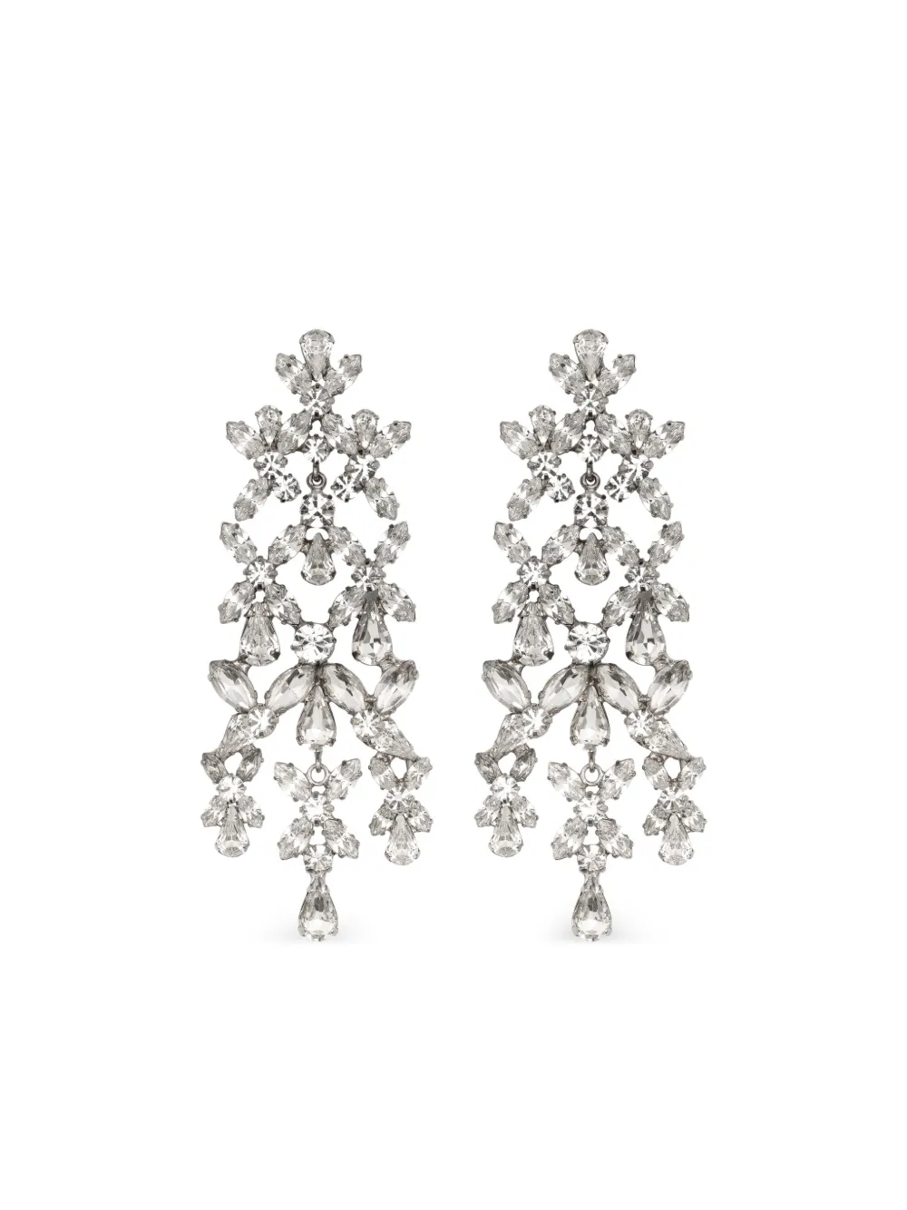 Jennifer Behr Orecchini Felicity con cristalli - Argento