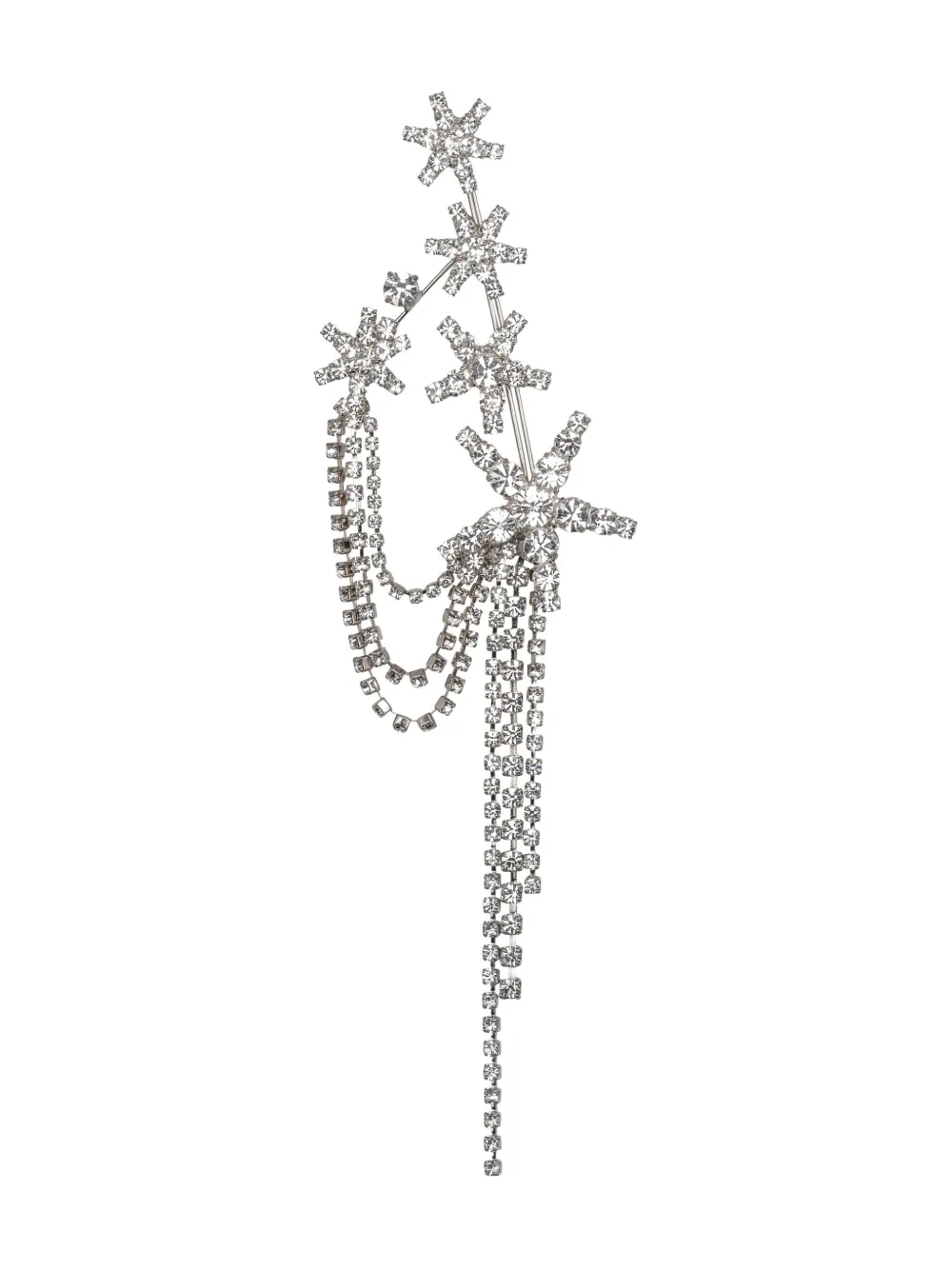 Jennifer Behr Star Crystal Eliana Brooch In Metallic