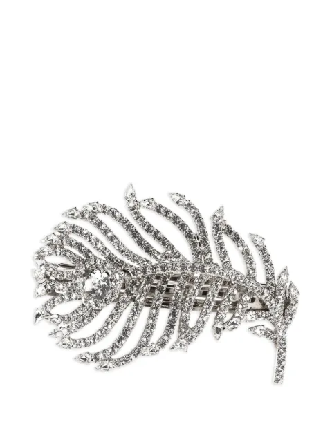 Jennifer Behr barrette à ornements en cristal Pluma