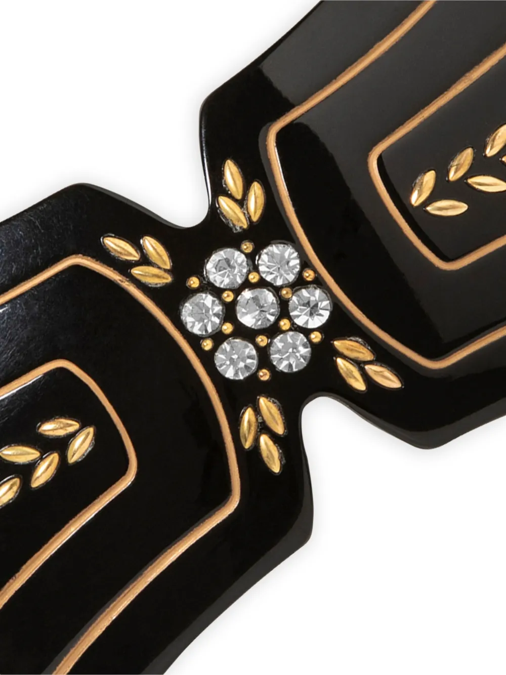 Jennifer Behr Maude verfraaide haarspeld Zwart