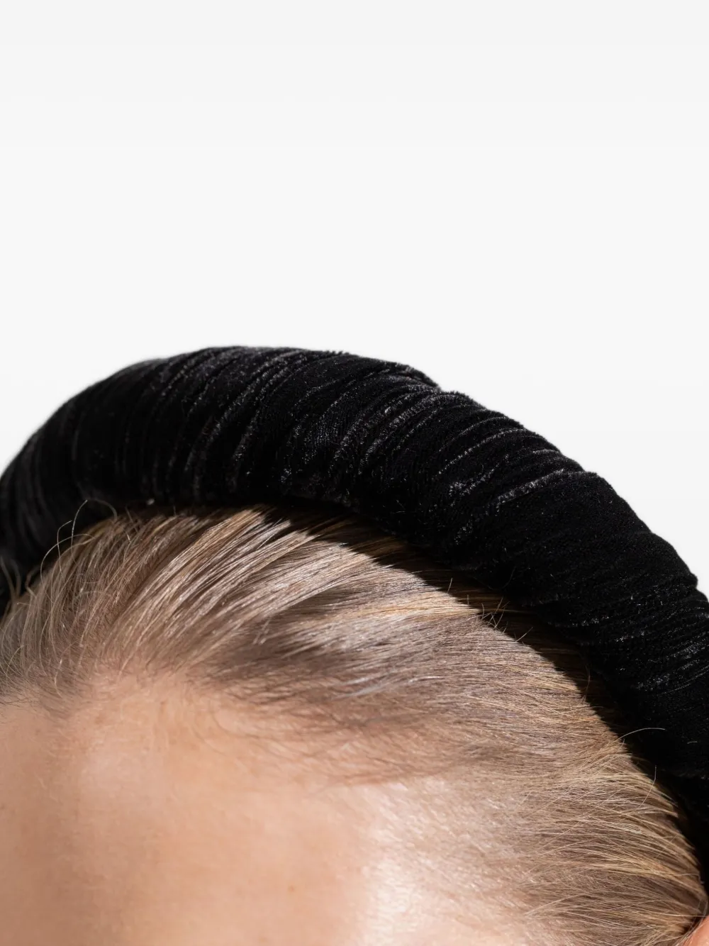 Jennifer Behr Velvet Irene Headband In Black
