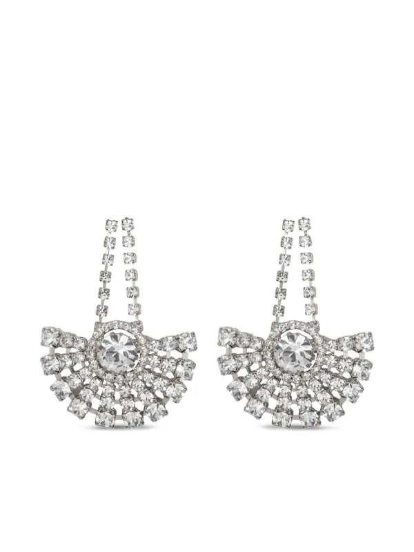 Jennifer Behr クリスタル ピアス | シルバートーン | FARFETCH JP