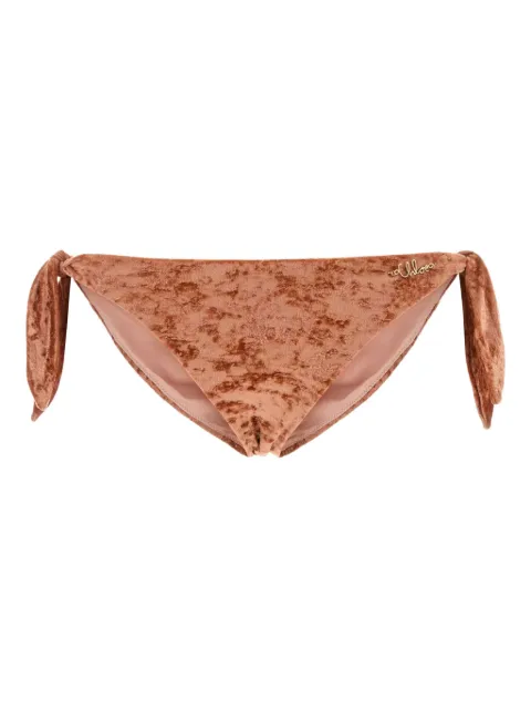 Chloé stretch velvet bikini slip