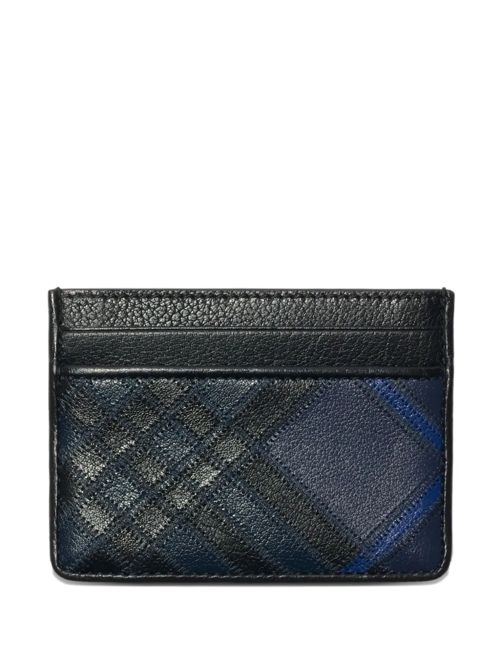 Burberry tarjetero a cuadros en intarsia | gris | Image 1