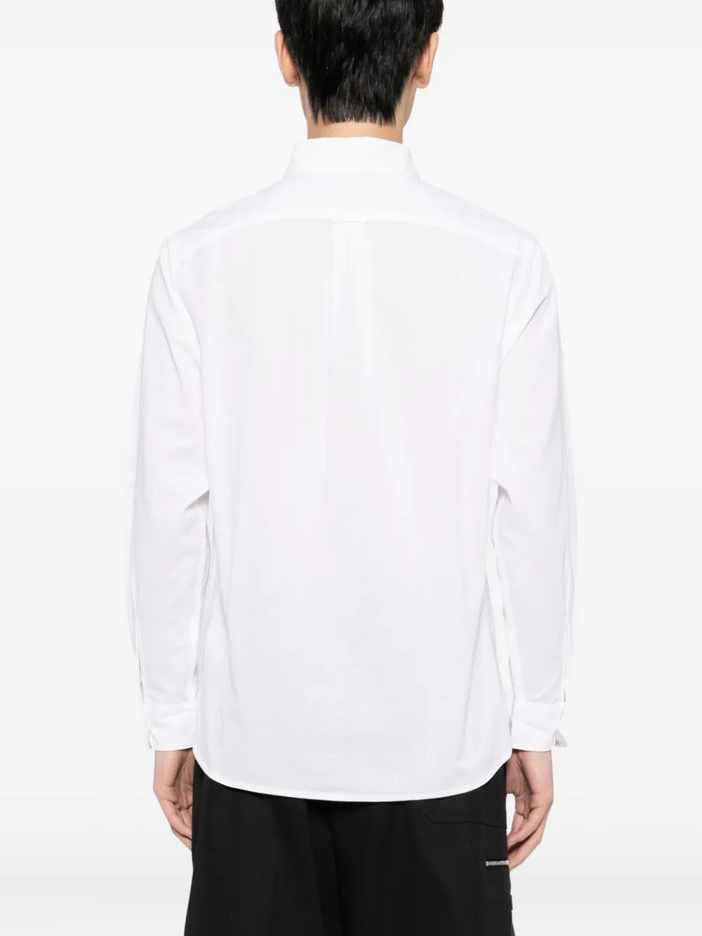 SPORT b. by agnès b. Overhemd met Dino-borduurwerk Wit