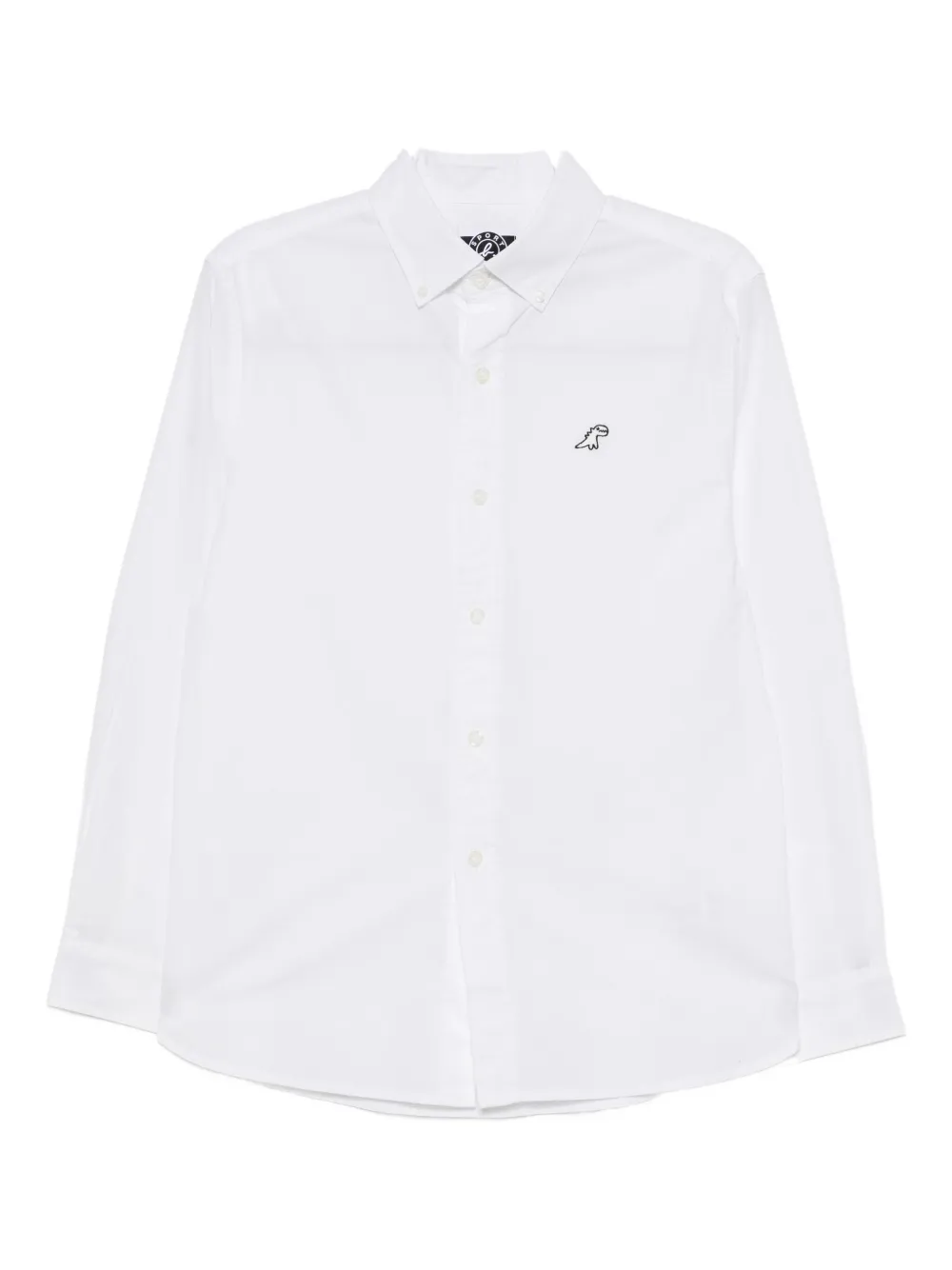 SPORT b. by agnès b. Dino-embroidered shirt - Bianco