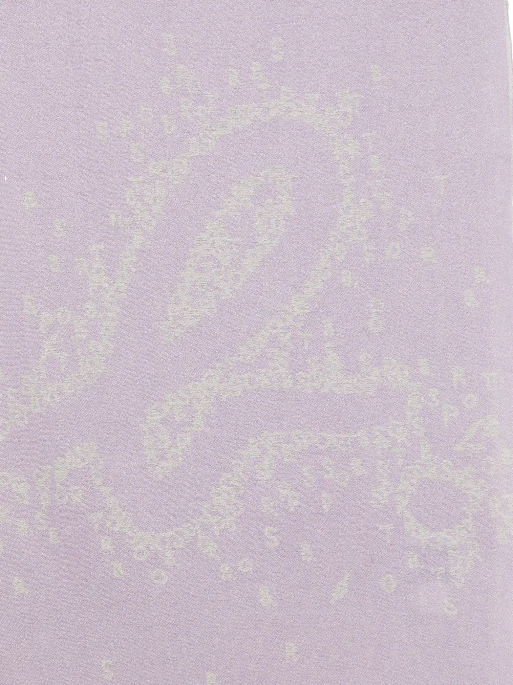 SPORT b. by agnès b. Sjaal met logoprint Paars