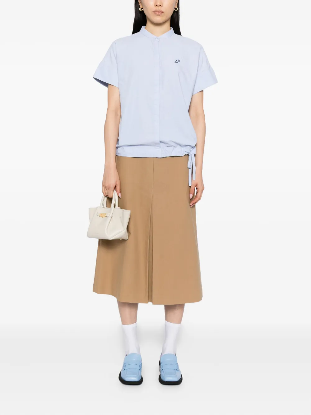 Sport B. By Agnès B. Dino-embroidered Top In Blue