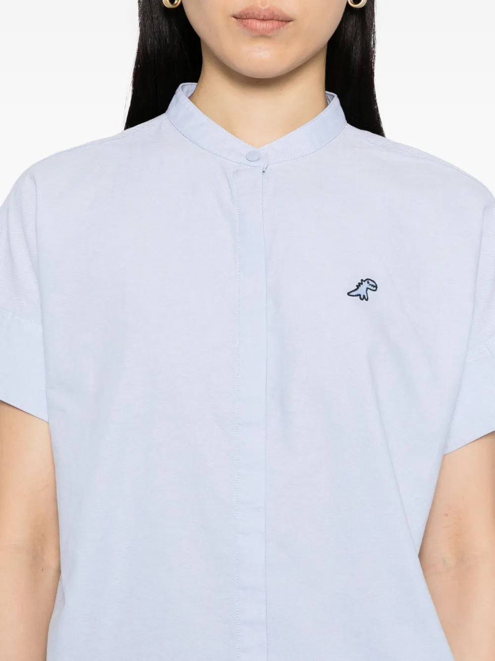 Sport B. By Agnès B. Dino-embroidered Top In Blue