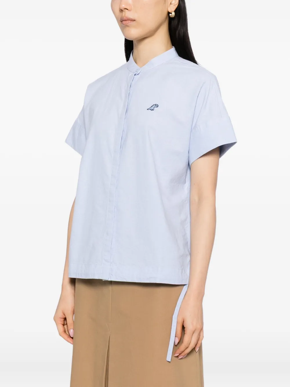 Sport B. By Agnès B. Dino-embroidered Top In Blue