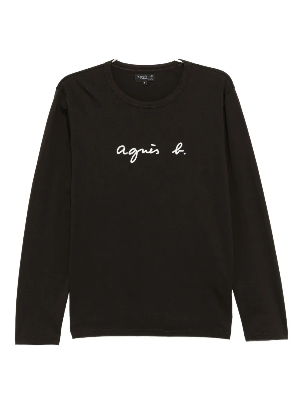 agnès b.  playera con logo estampado | marrón | Image 1