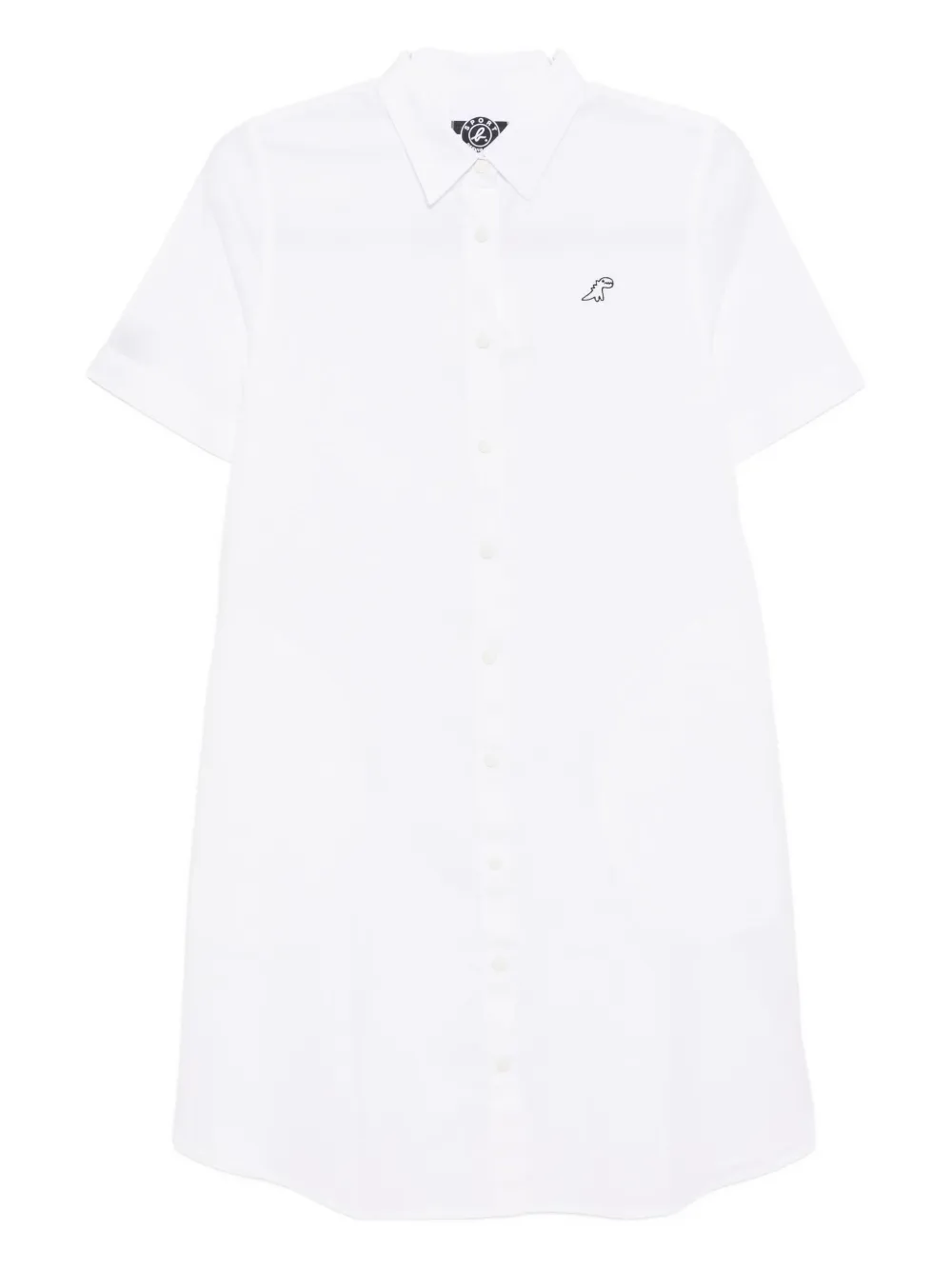SPORT b. by agnès b. Dino-embroidered dress - Weiß