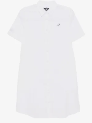 SPORT b. By Agnès b. Seersucker half-zip Mini Dress | Yellow