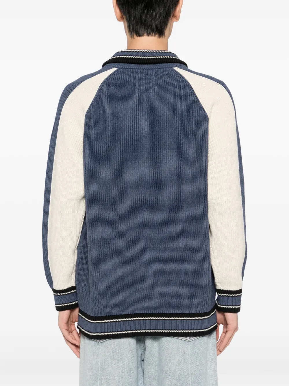 SPORT b. by agnès b. Vest met geborduurd logo Blauw