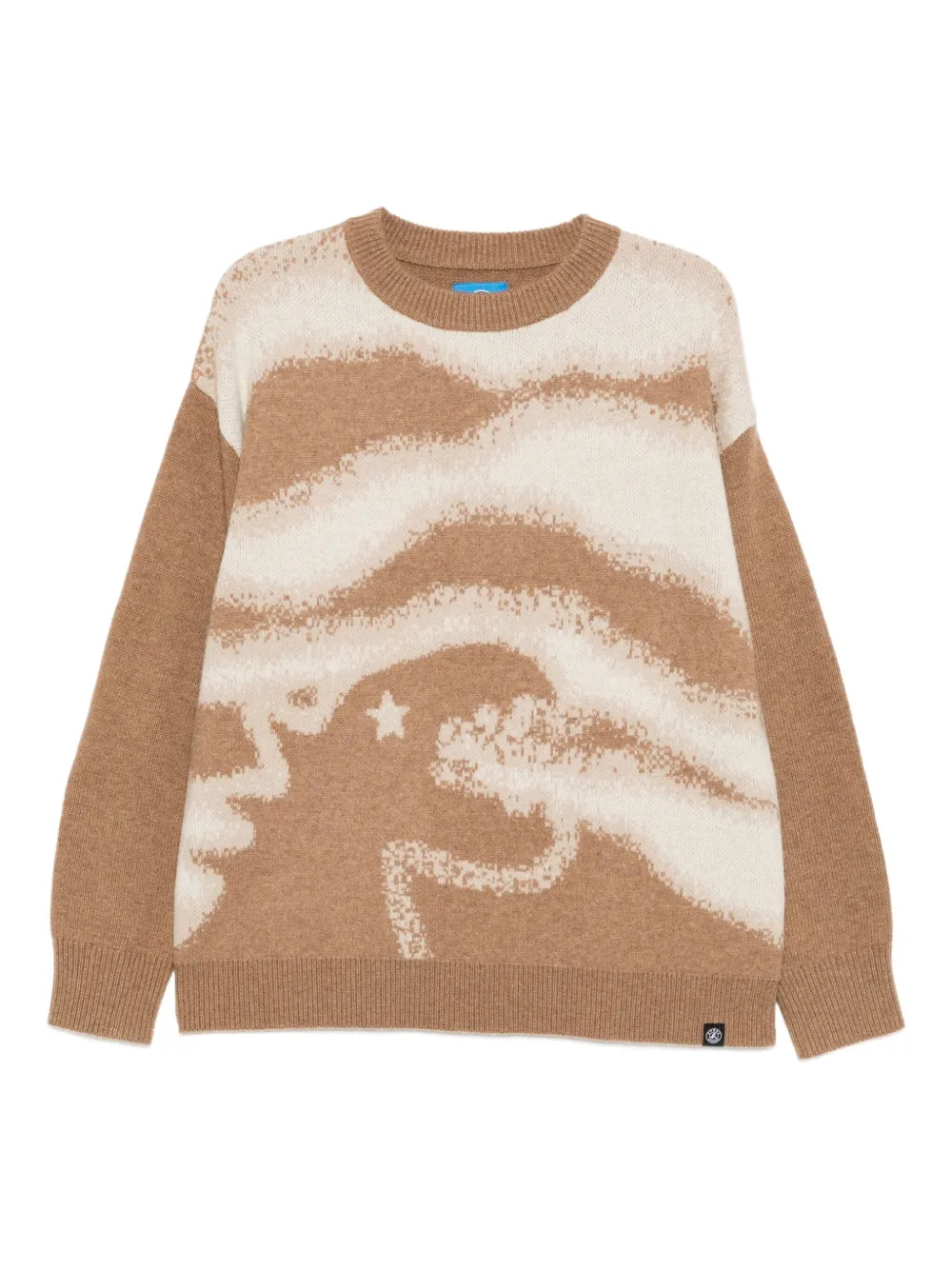 SPORT b. by agnès b.  Dino-print jumper | Brown | Image 1