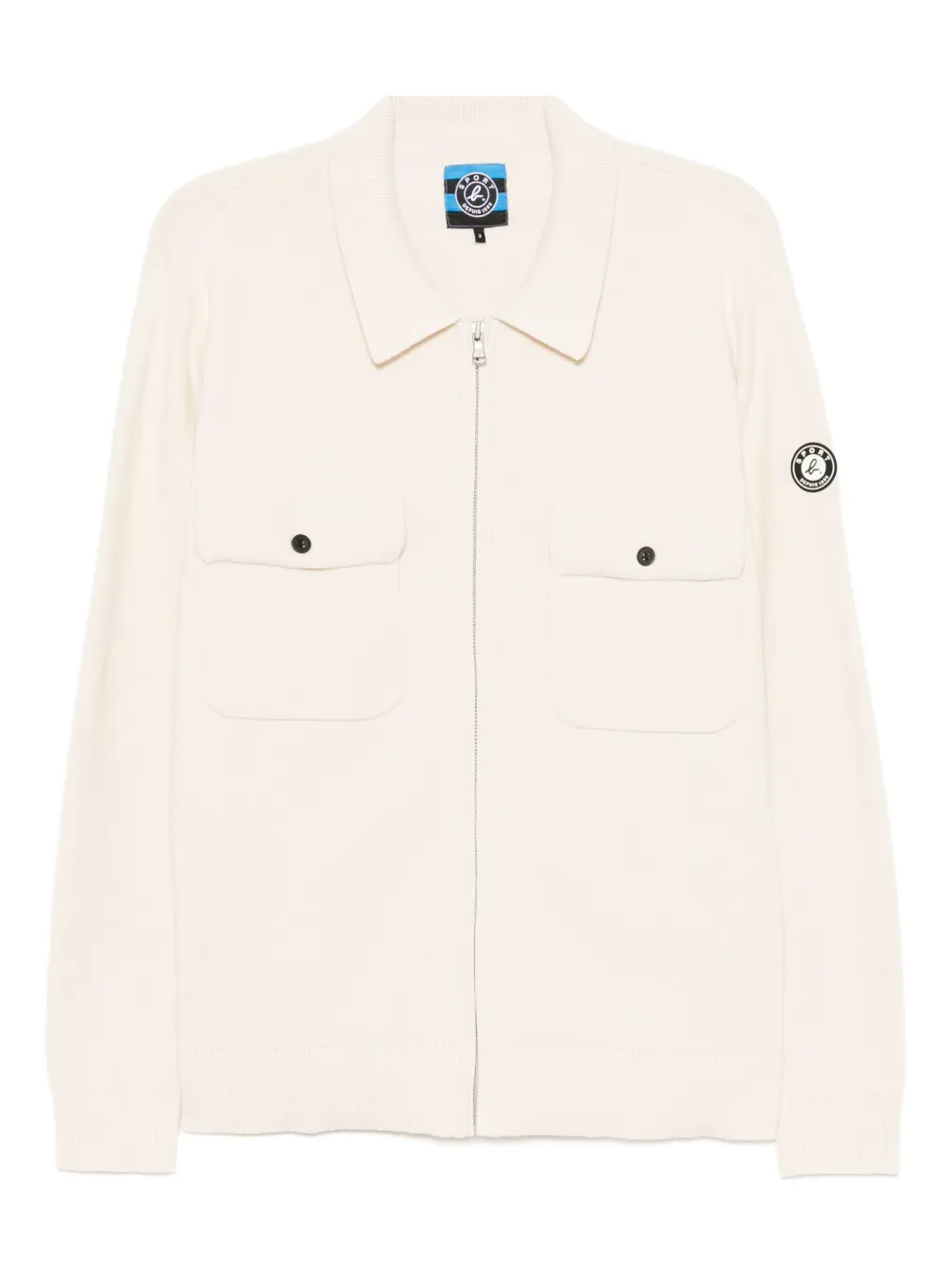 SPORT b. by agnès b. ロゴパッチ カーディガン - ニュートラル SPORT b. by agnès b. ロゴパッチ カーディガン - ニュートラル