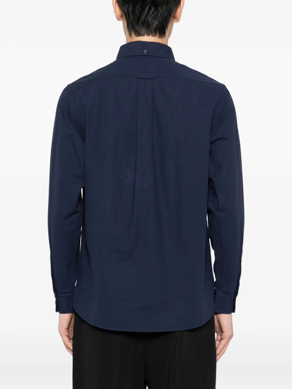 SPORT b. by agnès b. Overhemd met Dino-borduurwerk Blauw