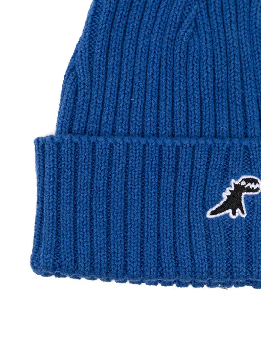 Sport B. By Agnès B. Dino-embroidered Beanie In Blue