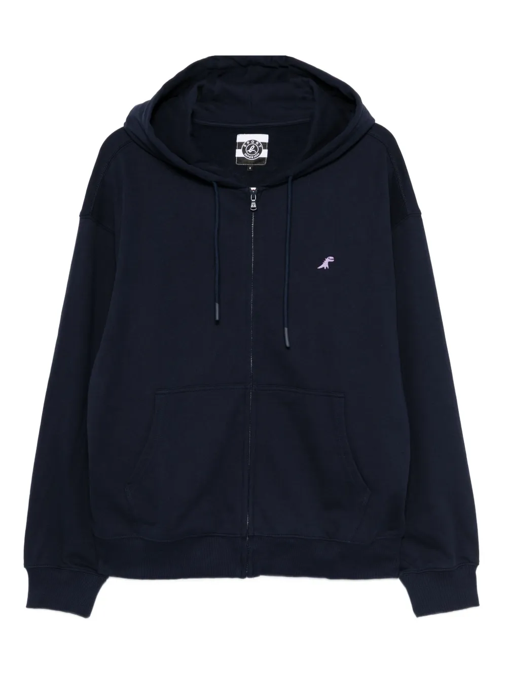 SPORT b. by agnès b. Dino-embroidered hoodie - Blu