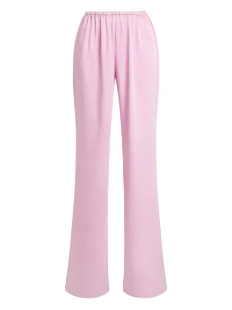 SEROYA Viva satin-effect trousers