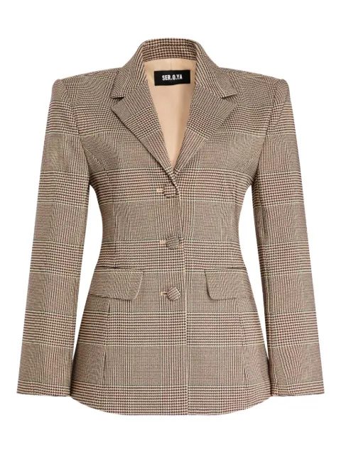 SEROYA Jennifer single-breasted blazer