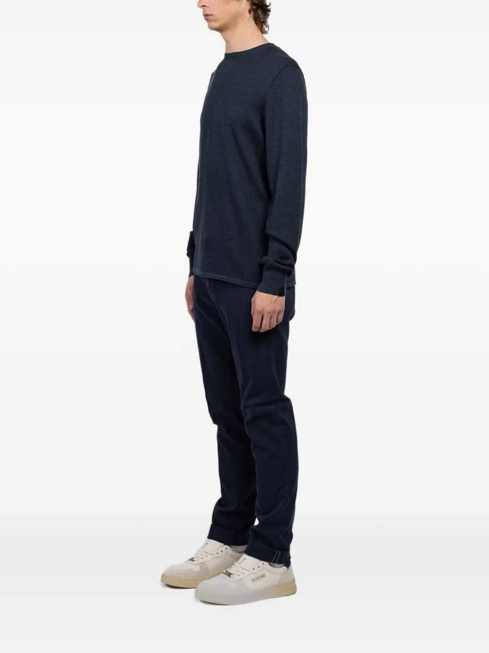  Rag & Bone Gregory Waffle-knit Sweater - Blue 