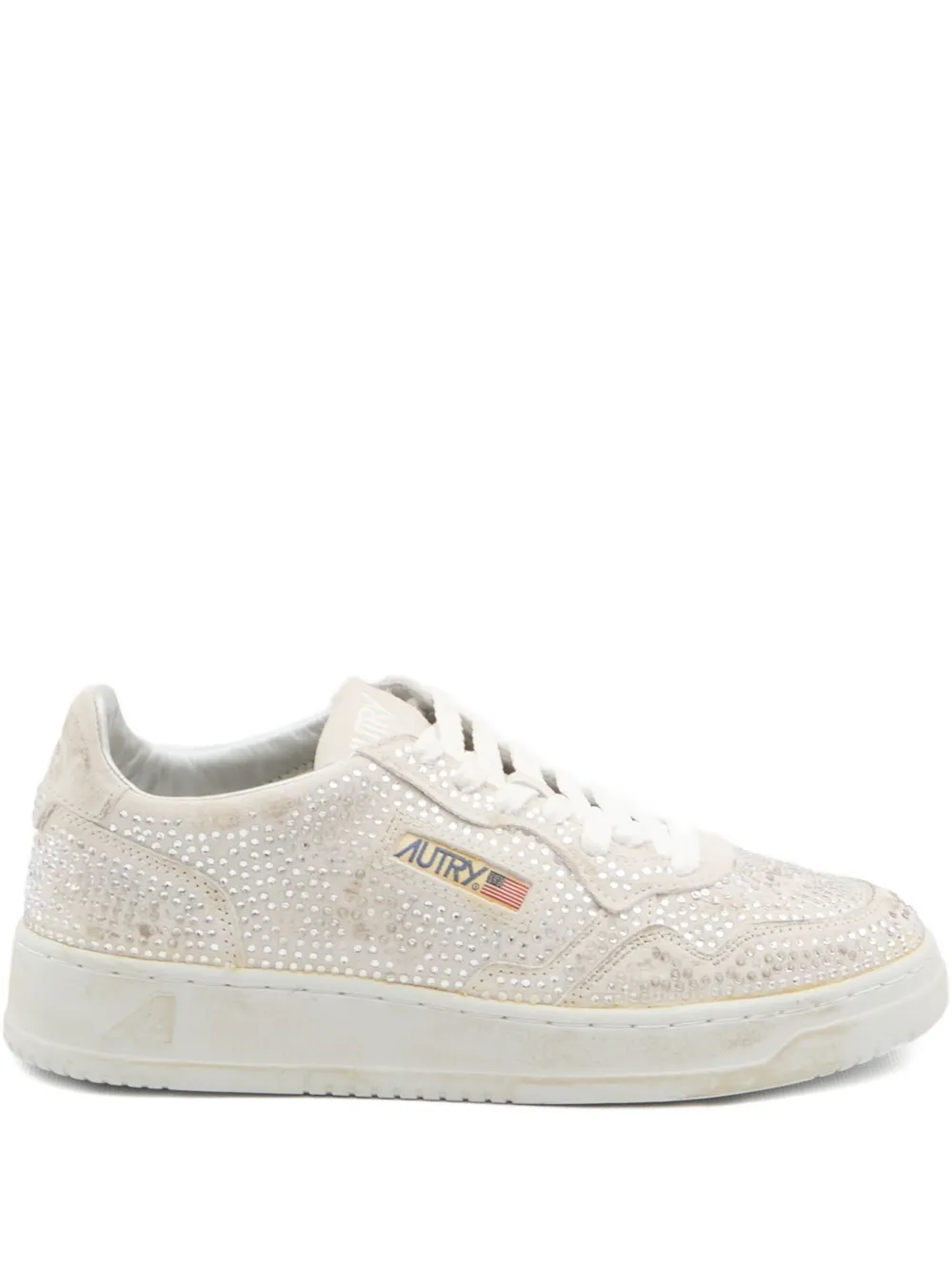 Autry Medalist Rhinestone Sneakers In Multi