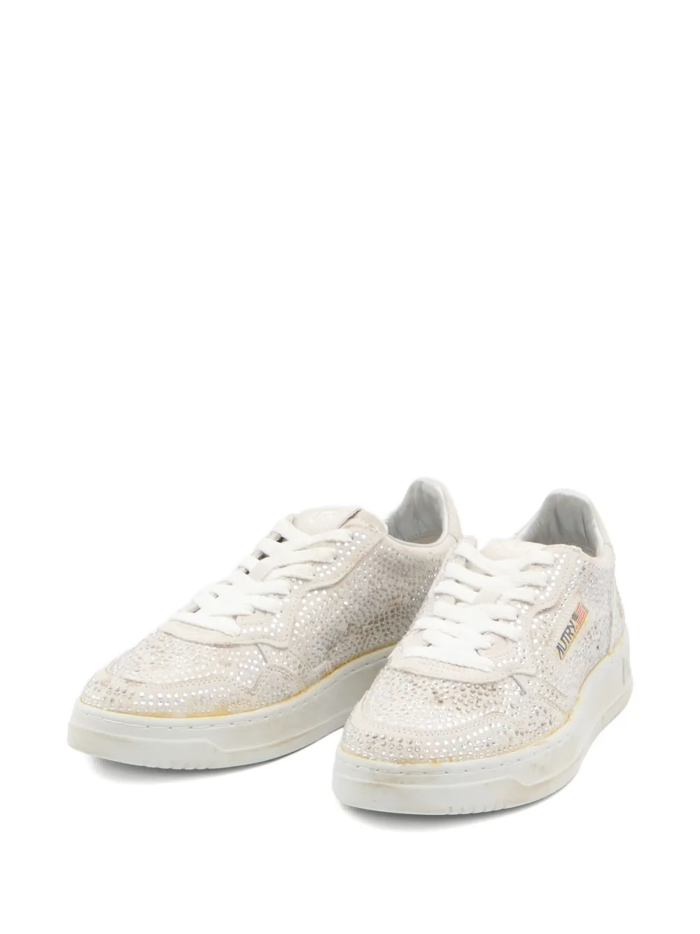 Autry Medalist Rhinestone Sneakers In Multi