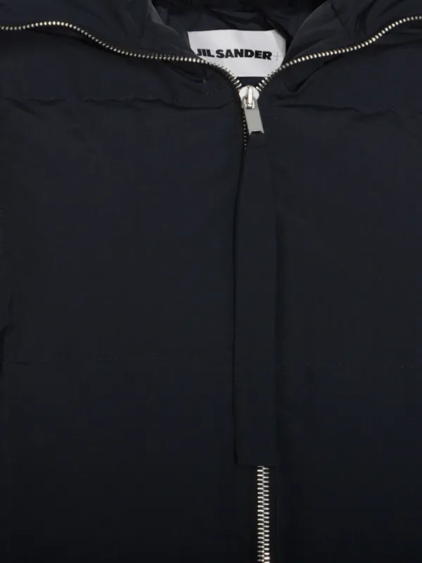 Jil Sander フーデッドコート | ブラック | FARFETCH JP