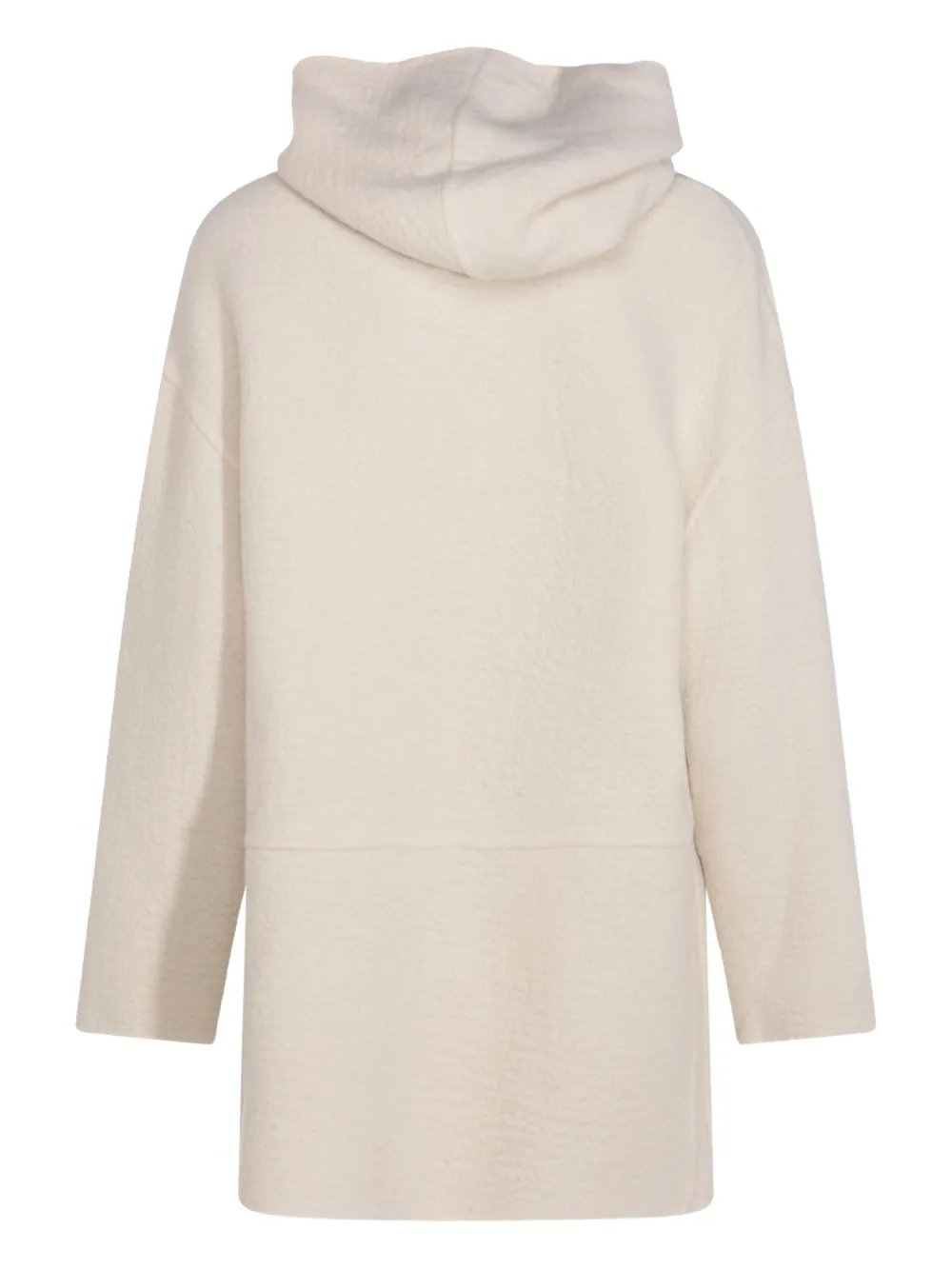 Malo hooded zip-up knitwear | Single Breasted Coats | Image 2