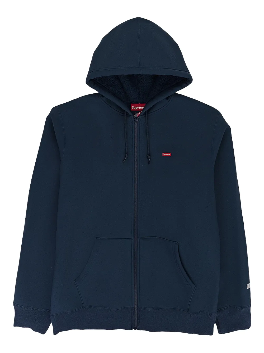 Supreme Navy Gortex Zip Up Jacket In Blue