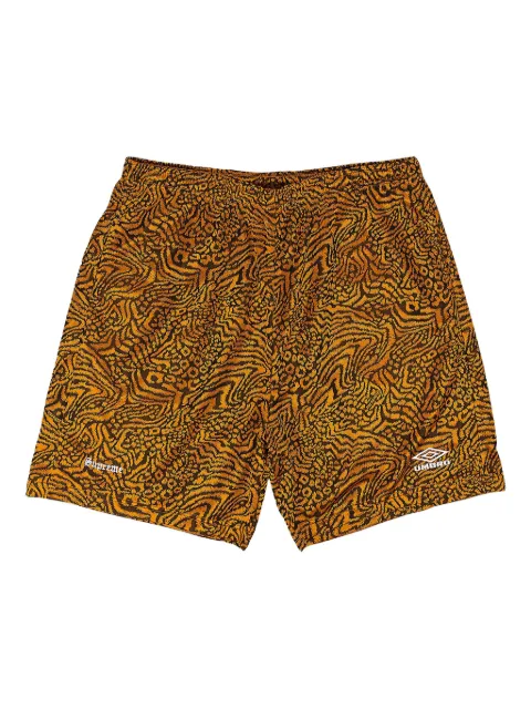 Supreme x Umbro patterned jacquard shorts