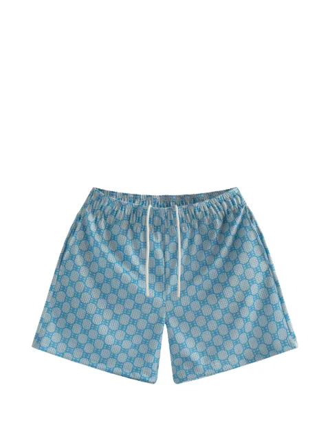 Bravest Studios Matrix geometric-print track shorts