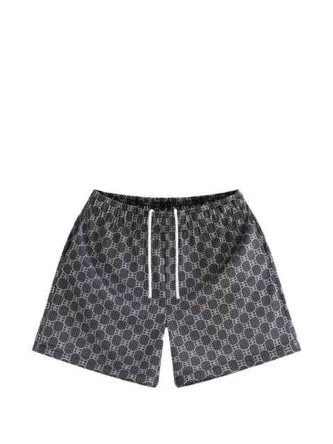 Bravest Studios Matrix monogram-print track shorts