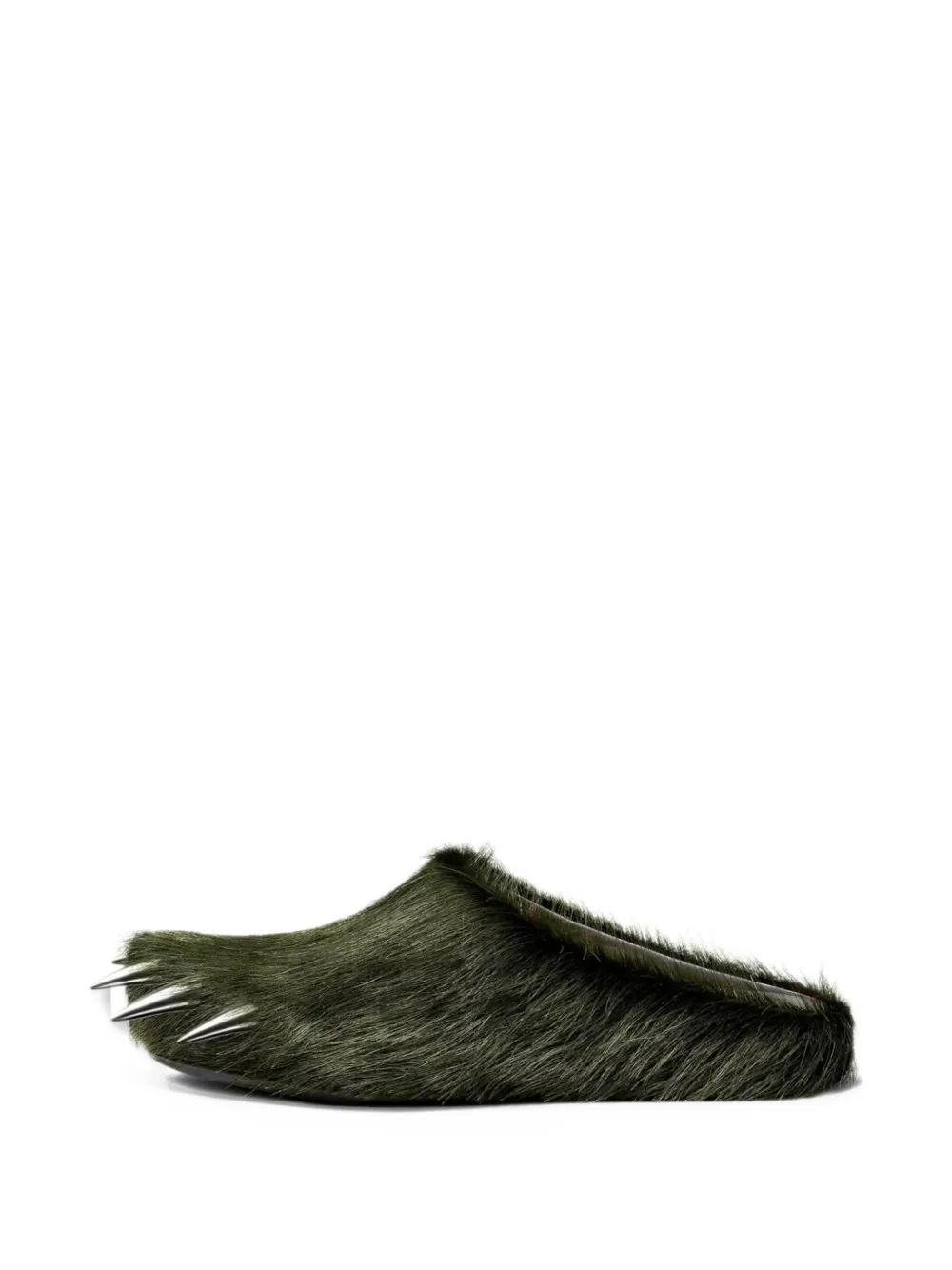 Bravest Studios Bear Claw faux-fur mules - Verde