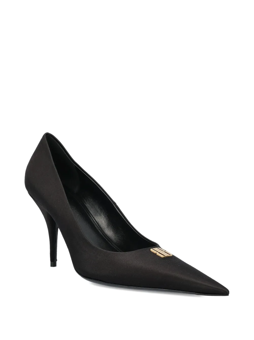 Balenciaga 90mm leather heeled pumps Zwart