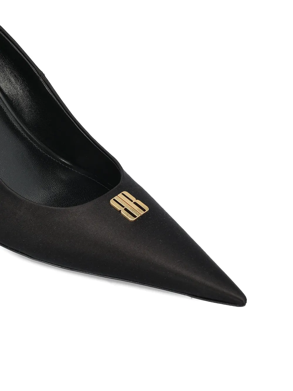 Balenciaga 90mm leather heeled pumps Zwart