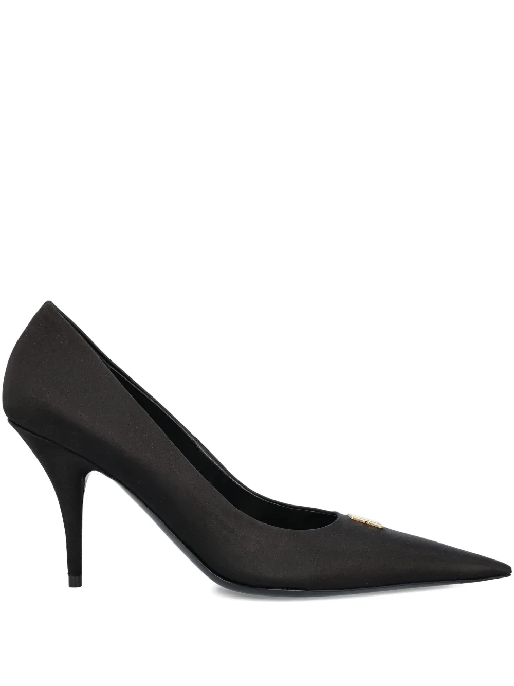 Balenciaga 90mm leather heeled pumps Zwart