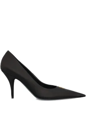 Alexander McQueen ポインテッドトゥ パンプス | ブラック | FARFETCH JP