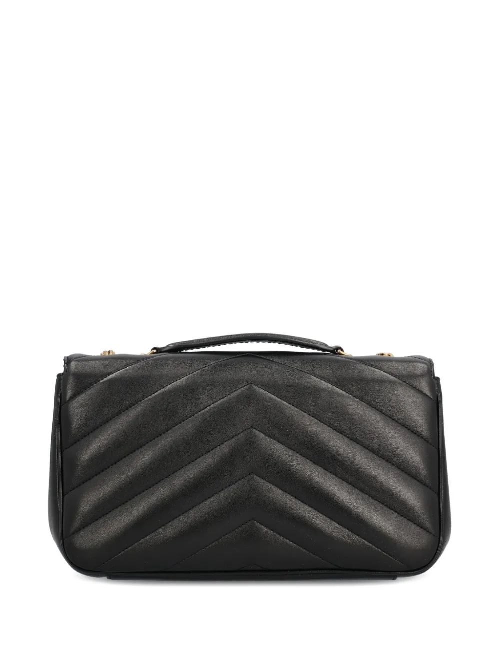 Saint Laurent Matelassé Shoulder Bag In Black
