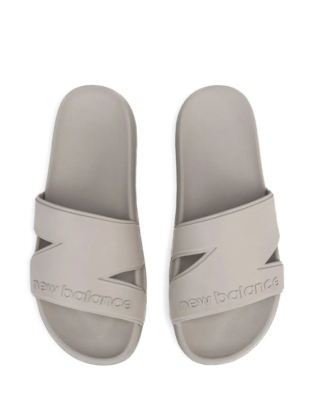 New Balance 200 cut-out slides Grijs